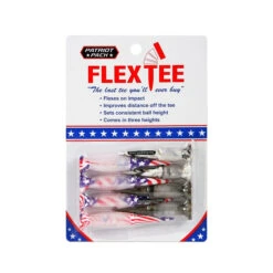 FlexTee Flexible Golf Tees - 8 Pack - Multi Heights -Green And Swing Shop PatriotFlexTee8pack