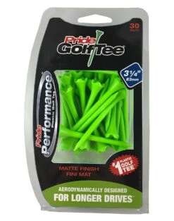 Pride Performance Matte Finish Golf Tees -Green And Swing Shop Pride Performance Matte 314 Green 30ct 88002