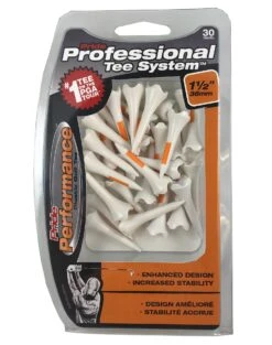 Pride Performance Plastic PTS Golf Tees -Green And Swing Shop Pride Performance PTS 112 White 30ct 87887