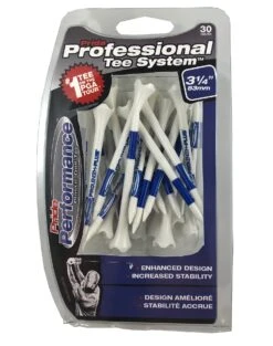 Pride Performance Plastic PTS Golf Tees -Green And Swing Shop Pride Performance PTS 314 White 30ct 87889
