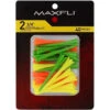 Maxfli Pronged High-Visibility Golf Tees - 40 Pack -Green And Swing Shop ProngedHighVisibilityGolfTees 40pack