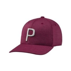 Puma P 110 Snapback Golf Hat -Green And Swing Shop PumaP110 Pomegranate
