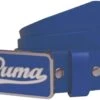 Puma Script Fitted Golf Belt -Green And Swing Shop Puma Script Fitted Belt Strong Blue