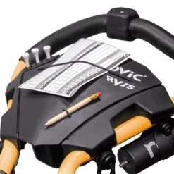 Clicgear Golf 3-Wheel Rovic Swivel Push Cart Model RV1s -Green And Swing Shop RV1S Peach 2