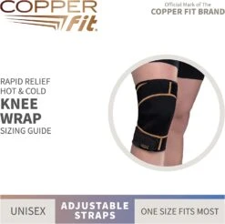 Copper Fit Rapid Relief Knee Wrap -Green And Swing Shop RapidReliefKnee 3