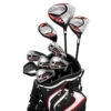 Powerbilt Grand Slam Complete Golf Set Red Series -Green And Swing Shop Red Set