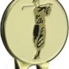 ProActive Sports Antique Brass Visor Clip With Magnetic Golfer Coin Ball Marker -Green And Swing Shop Sports Antique Brass Visor Clip 010027965022