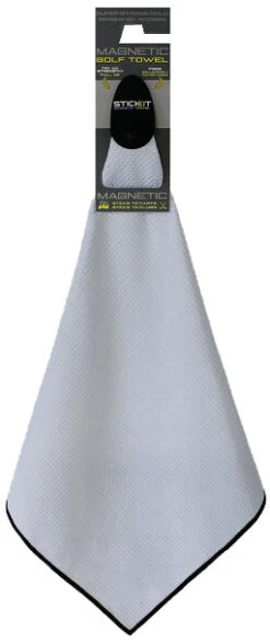 Monument Golf Stick It Magnetic Towels -Green And Swing Shop Stick It Towel White