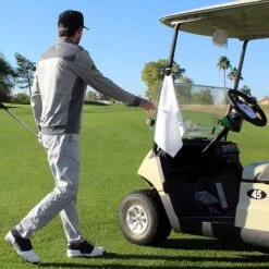 Monument Golf Stick It Magnetic Towels -Green And Swing Shop Stick It Towel White b