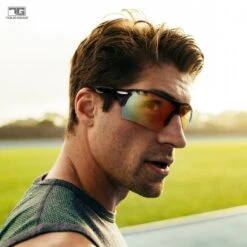 Tour Gear Gloss Black Interchangeable Sunglasses (with 5 Lense) -Green And Swing Shop SunlgassesInterchangableLens 5