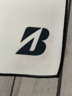 CaddiesShack.com Bridgestone MicroFiber 20x40 Caddy Towel -Green And Swing Shop Towel3