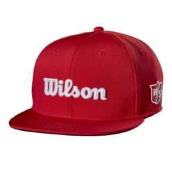 Wilson Staff Golf Flat Brim Tour Caps - Assorted Colors -Green And Swing Shop WGH6080RD 0 Wilson Tour Flat Brim Hat RD.png.cq5dam.web .1200.1200 4f111922 d2f7 450b b990 a1a053ddb686