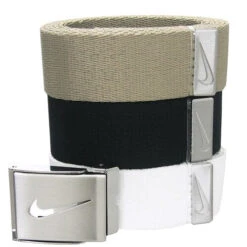 Nike 3-in-1 Web Belt Packs -Green And Swing Shop WebBelt WhiteKhakiBlack