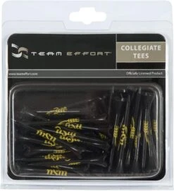 WinCraft Team Effort Collegiate Golf Tees 40 Pack -Green And Swing Shop Wichita State Shockers