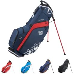 Wilson Staff Golf Feather Lite FL Stand Carry Bags -Green And Swing Shop Wilson Staff Feather Carry Bags