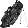 Tour Edge Exotics Xtreme 4 Stand Bags -Green And Swing Shop Xtreme 4 Carry Bag Black