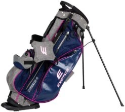 Tour Edge Exotics Xtreme 4 Stand Bags -Green And Swing Shop Xtreme 4 Carry Bag Navy Scratch Plaid Pink