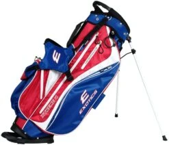 Tour Edge Exotics Xtreme 4 Stand Bags -Green And Swing Shop Xtreme 4 Carry Bag Red White Blue