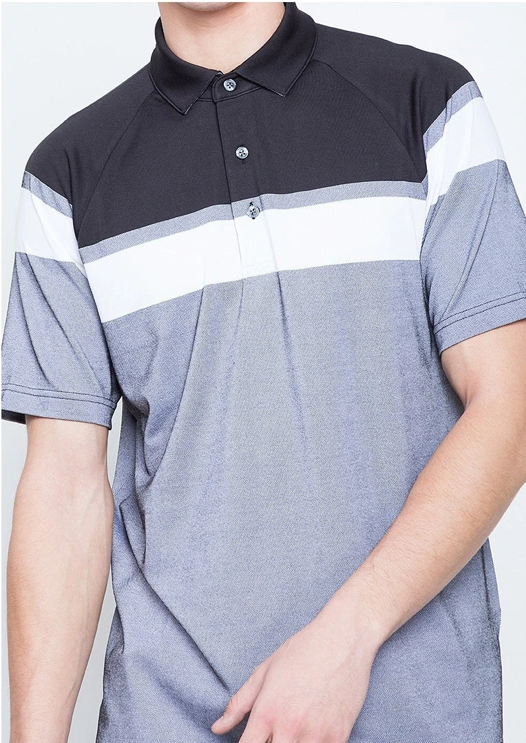 Callaway Jack Nicklaus Black Label By Perry Ellis Yarn Dyed Color Block Polo Shirts 7 Callaway Jack Nicklaus Black Label By Perry Ellis Yarn Dyed Color Block Polo Shirts - Image 5