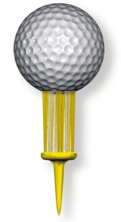 Brush-t Golf Original Brush Tees -Green And Swing Shop Yellow 1