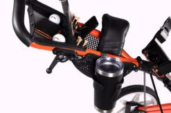 Sun Mountain V1R Push Cart -Green And Swing Shop ZOOMCOMPARTMENTOPENED