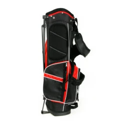 Affinity ZLS Stand Golf Bag Black/Red 9 Affinity ZLS Stand Golf Bag Black/Red -Green And Swing Shop a08824 side view