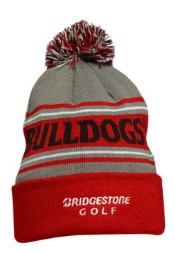 Bridgestone Golf NCAA Beanies Caps -Green And Swing Shop beanie georgia back