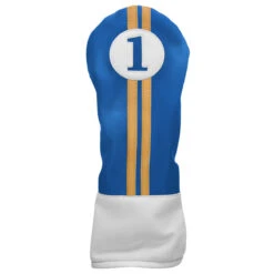 Sahara Retro Vintage Driver Headcovers -Green And Swing Shop drv hc royal yellow