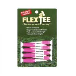 FlexTee Flexible Golf Tees - 8 Pack - Multi Heights -Green And Swing Shop flex tees pink ladies