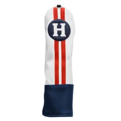 Sahara Retro Vintage Hybrid Headcovers -Green And Swing Shop hy hc red white blue