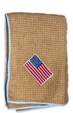 Joseph Elliott USA Embroidered Flag 18" X 18" Micro Fiber Towels 33 Joseph Elliott USA Embroidered Flag 18" X 18" Micro Fiber Towels -Green And Swing Shop je12