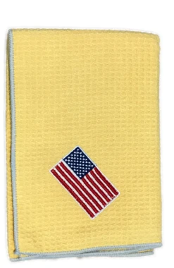 Joseph Elliott USA Embroidered Flag 18" X 18" Micro Fiber Towels 25 Joseph Elliott USA Embroidered Flag 18" X 18" Micro Fiber Towels -Green And Swing Shop je4