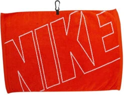 Nike Golf 16" X 24" Jacquard Towel - Orange/White