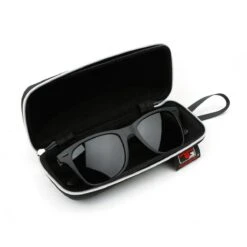 Tour Gear Polarized Sunglasses - Matte Black -Green And Swing Shop tg120552 polarized sunglasses case open 2